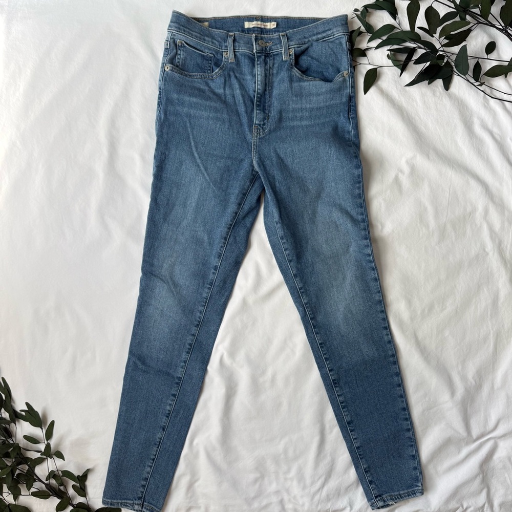 Levi’s High Super Skinny Jeans Light Wash Denim Levi Strauss & Co